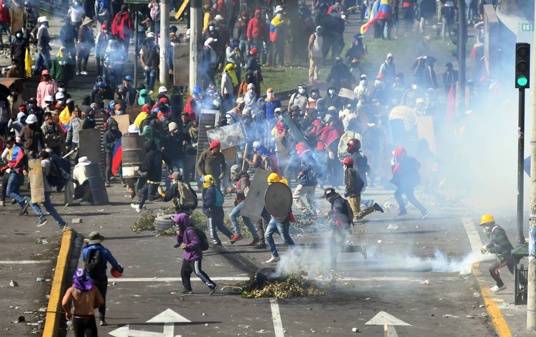 Ecuador 16 días de paro nacional, la Fiscalía ha abierto 290 procesos