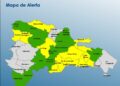 COE pone 12 provincias en alerta amarilla y 12 en verde por lluvias 