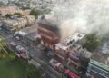 Se incendia establecimiento comercial de la Zona Industrial de Herrera