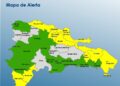 COE eleva a 11 las provincias en alerta amarilla y 13 en verde por vaguada