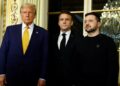 Trump pide alto al fuego en Ucrania tras reunirse con Zelenski y Macron