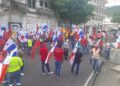 Panamá protesta contra Trump; gremios queman bandera de EE.UU. por amenaza al Canal