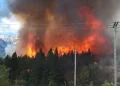 Más de 200 evacuados por incendio en la Patagonia argentina